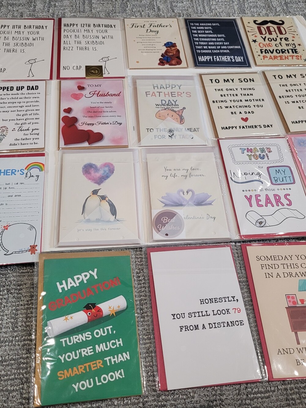 Greeting Card Assortment - Multi Celebration Cards 23 in total NEW